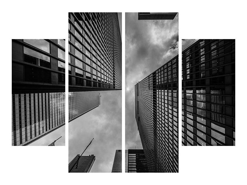 4-piece-canvas-print-many-skyscrapers