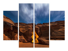 4-piece-canvas-print-moonlight-over-antelope-canyon