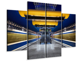 4-piece-canvas-print-munich-underground