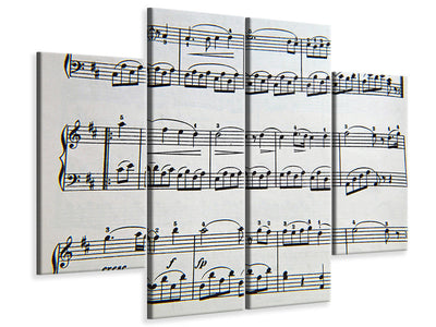 4-piece-canvas-print-music-notes