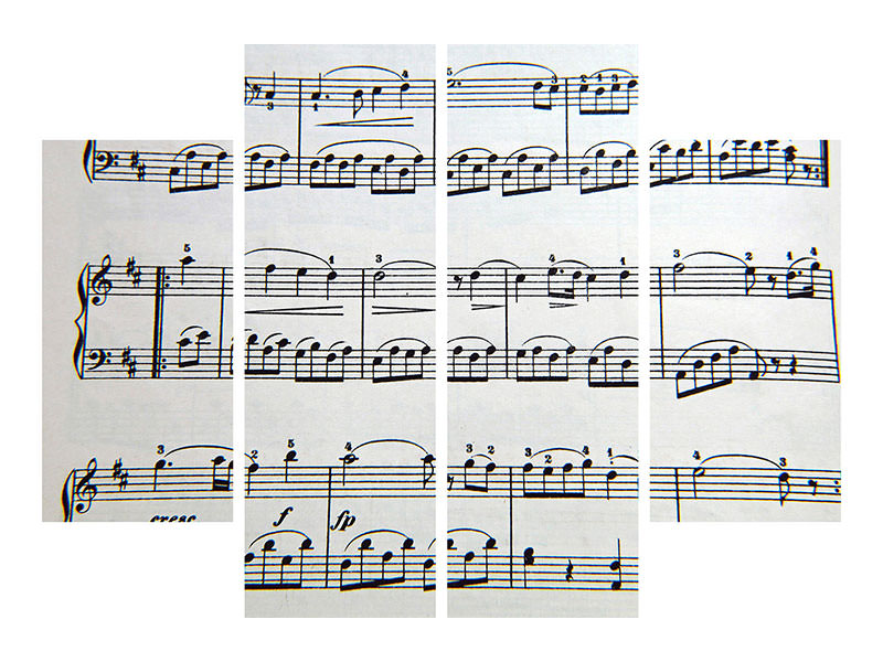 4-piece-canvas-print-music-notes