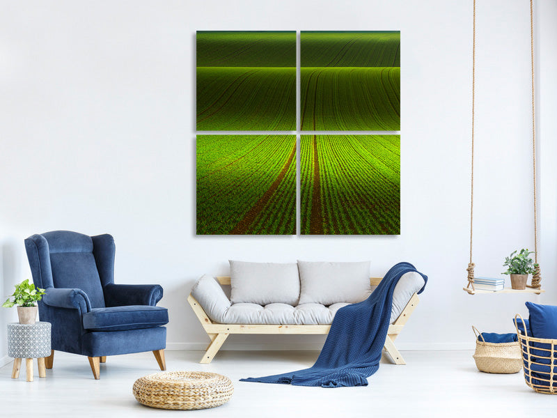 4-piece-canvas-print-november-green