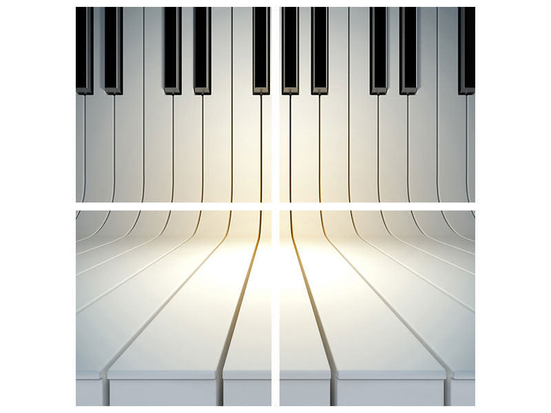4-piece-canvas-print-piano-keys