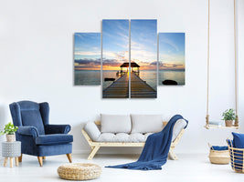 4-piece-canvas-print-romance-in-mauritius