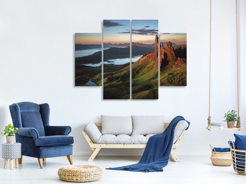 4-piece-canvas-print-scotland-old-man-of-storr