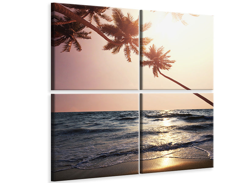 4-piece-canvas-print-seaside