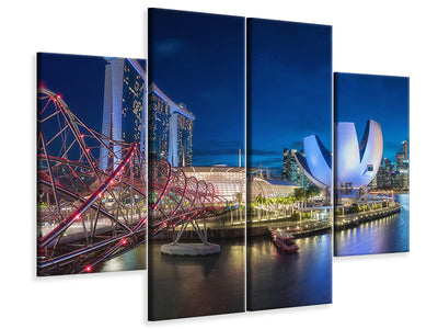 4-piece-canvas-print-singapore-marina-bay-panorama