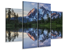 4-piece-canvas-print-sunrise-on-mount-shuksan