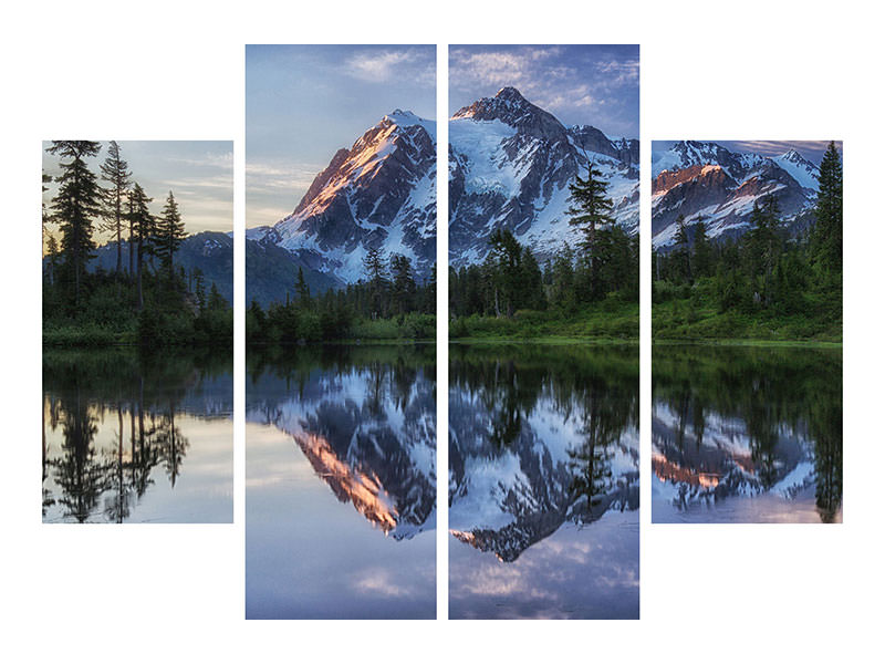 4-piece-canvas-print-sunrise-on-mount-shuksan