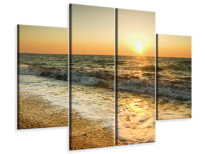 4-piece-canvas-print-sunset-at-sea