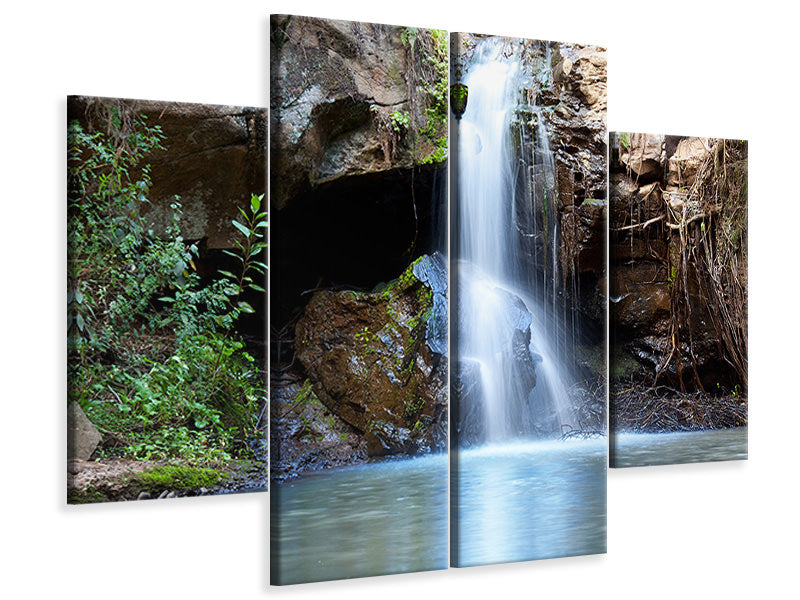 4-piece-canvas-print-the-blue-lagoon