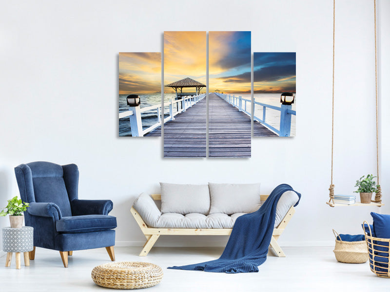 4-piece-canvas-print-the-bridge-into-the-sea