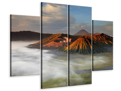 4-piece-canvas-print-the-bromo-volcano