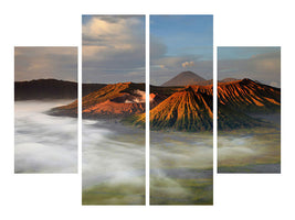 4-piece-canvas-print-the-bromo-volcano