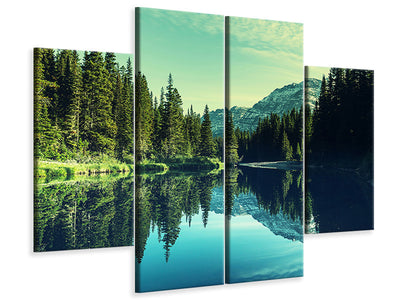 4-piece-canvas-print-the-music-of-silence-in-the-mountains