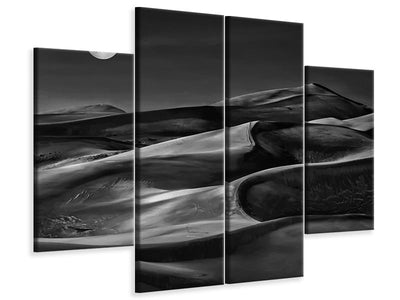 4-piece-canvas-print-the-night-walked-down-the-sky