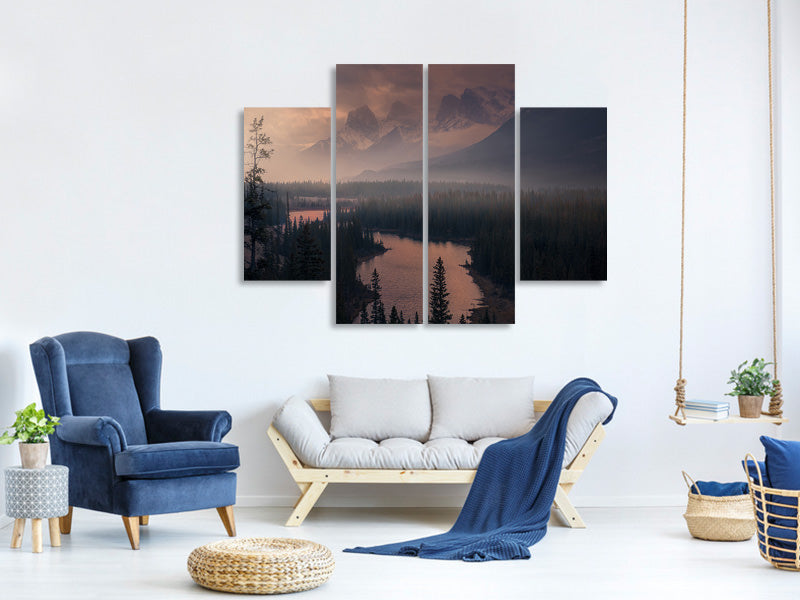 4-piece-canvas-print-the-revenant