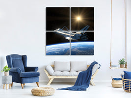 4-piece-canvas-print-the-spaceship