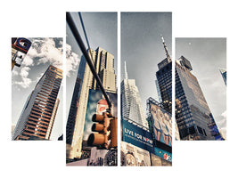 4-piece-canvas-print-times-square