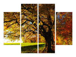 4-piece-canvas-print-trees-in-the-autumn