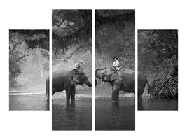 4-piece-canvas-print-two-elephants