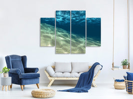 4-piece-canvas-print-under-the-water