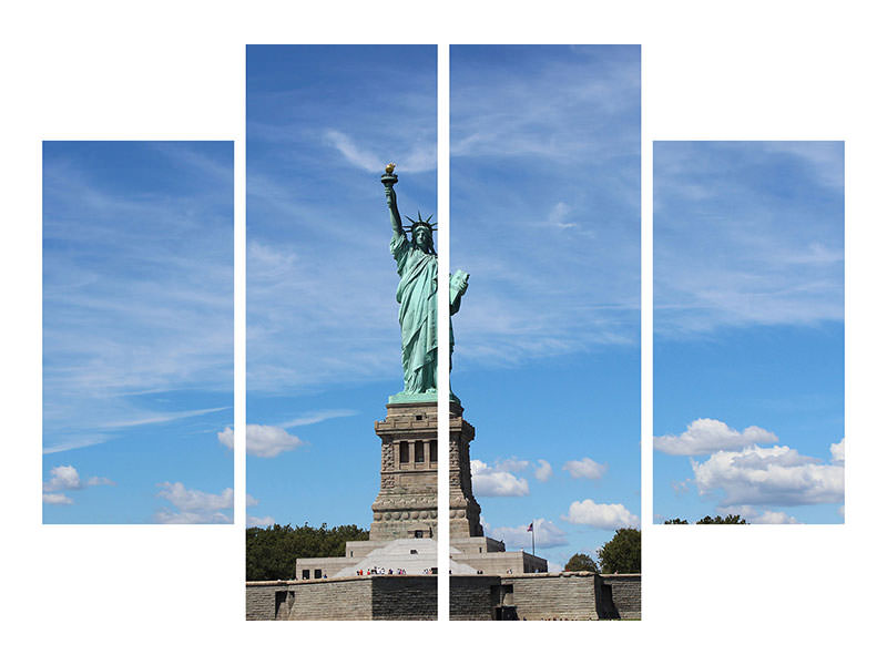 4-piece-canvas-print-view-of-the-statue-of-liberty