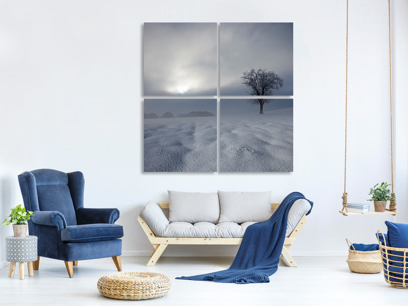 4-piece-canvas-print-winter-impression