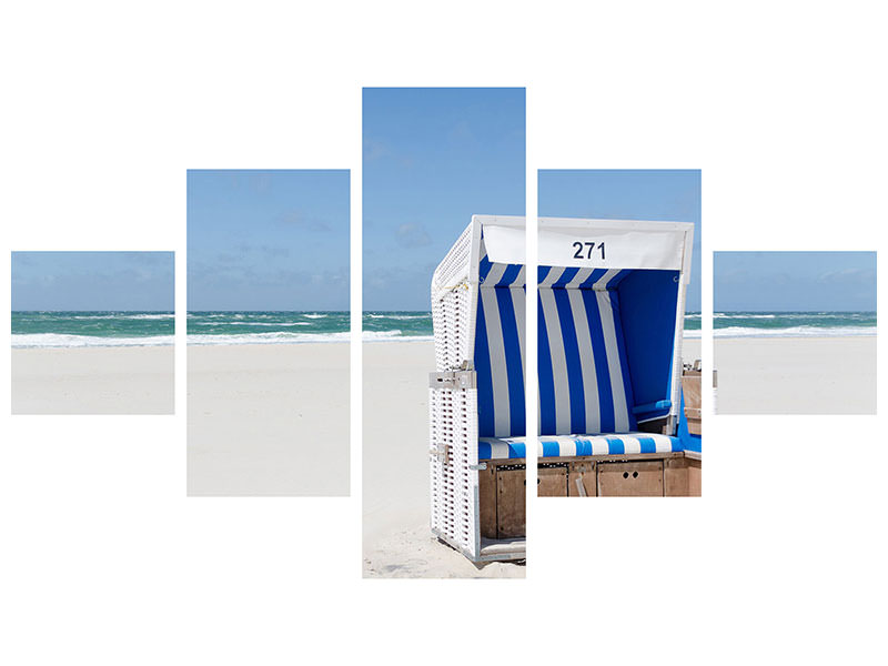 5-piece-canvas-print-271-beach-chair