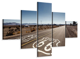 5-piece-canvas-print-66-route