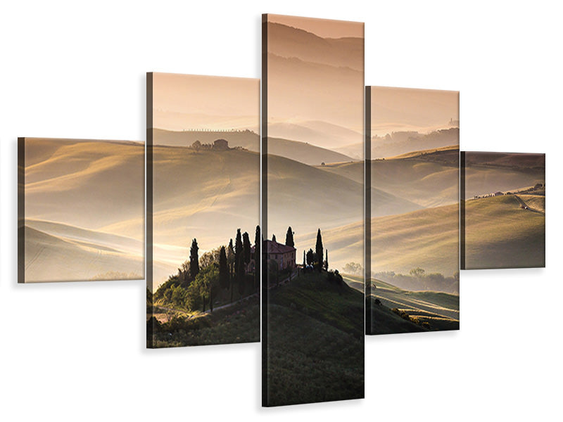 5-piece-canvas-print-a-tuscan-country-landscape