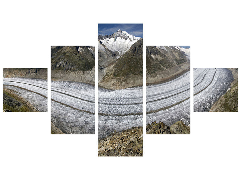 5-piece-canvas-print-aletschgletscher