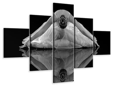 5-piece-canvas-print-ballerina-reflection