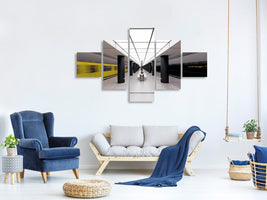 5-piece-canvas-print-berlin-subway