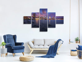 5-piece-canvas-print-brooklyn-dusk