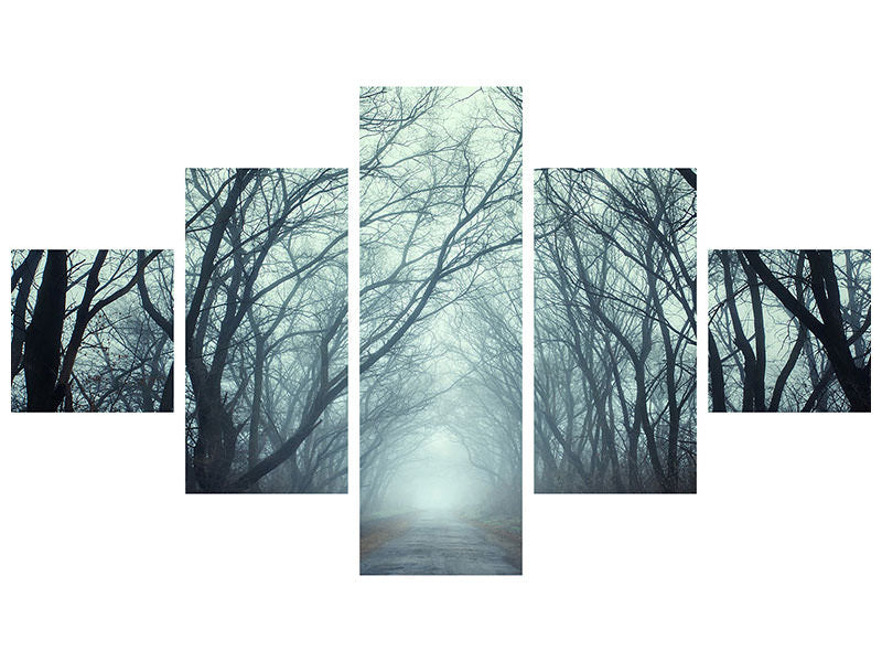 5-piece-canvas-print-cloud-forest