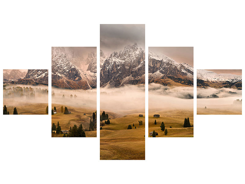 5-piece-canvas-print-dolomites-myths