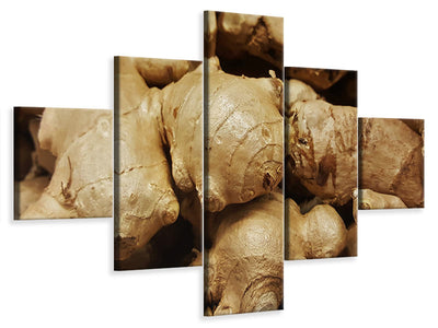5-piece-canvas-print-ginger-tubers