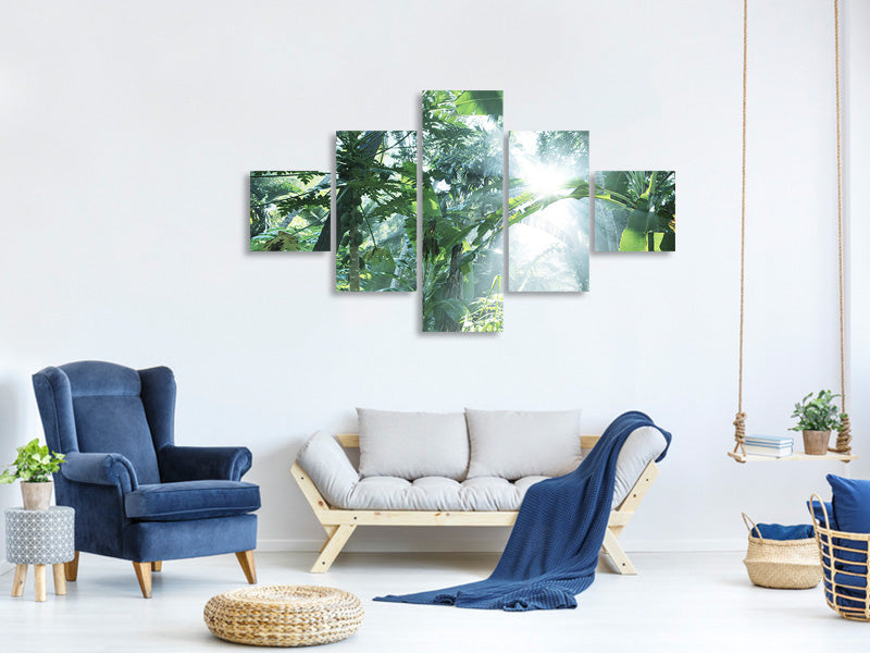 5-piece-canvas-print-jungle-star