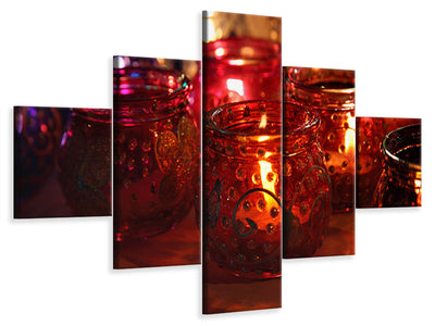 5-piece-canvas-print-lanterns