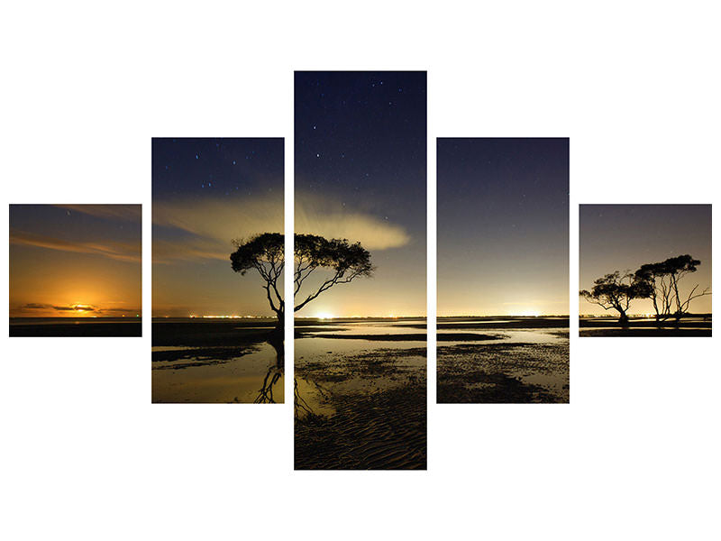 5-piece-canvas-print-moonrise