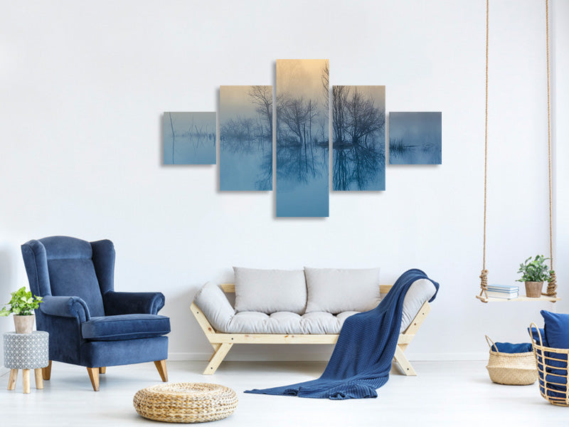 5-piece-canvas-print-morning-reflection-ii