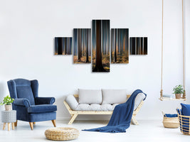 5-piece-canvas-print-mystic-wood