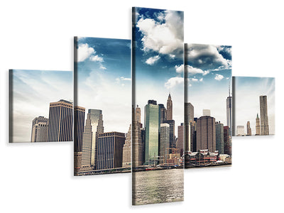 5-piece-canvas-print-nyc-from-the-other-side