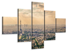 5-piece-canvas-print-paris-france