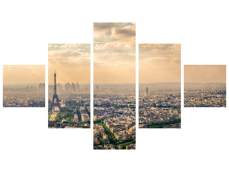 5-piece-canvas-print-paris-france