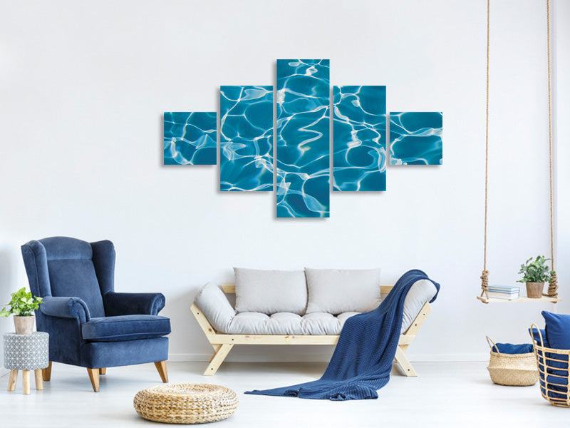 5-piece-canvas-print-pool