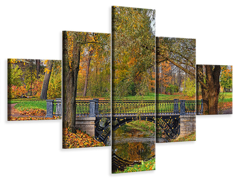 5-piece-canvas-print-romantic-park