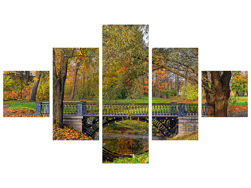 5-piece-canvas-print-romantic-park