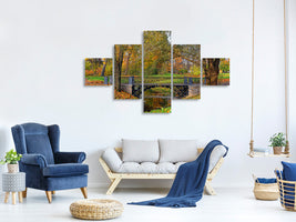 5-piece-canvas-print-romantic-park